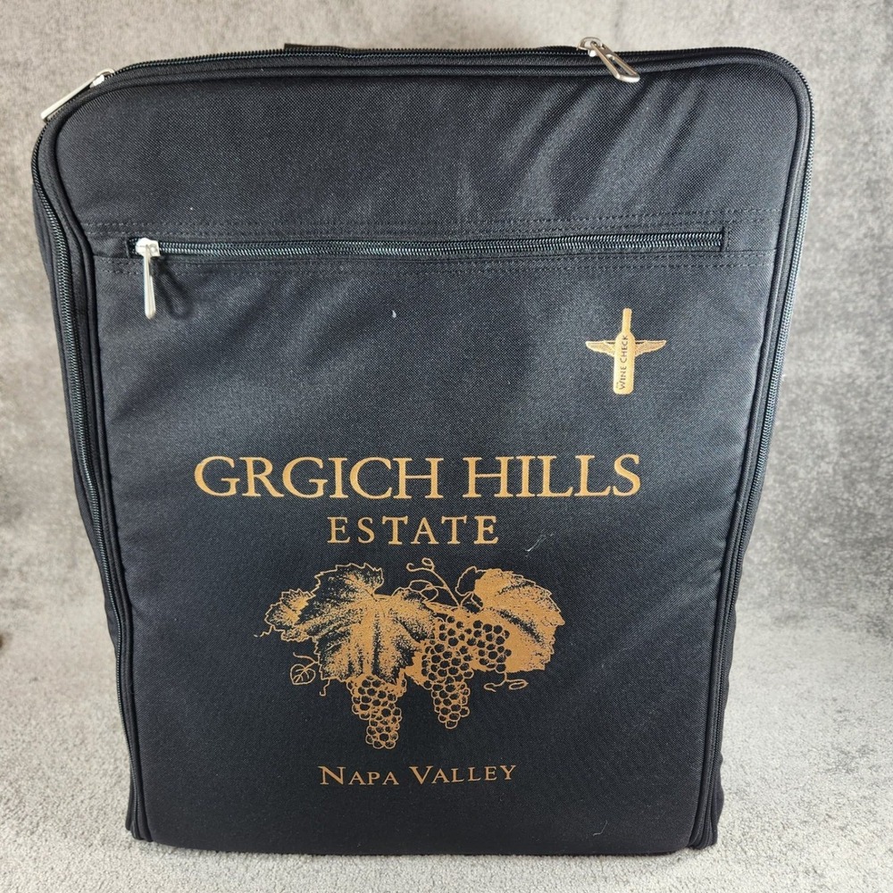Napa Valley Black Travel Bag